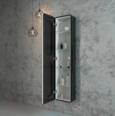 Шкаф с зеркалом для ванной Континент Eltoro Led 36x156