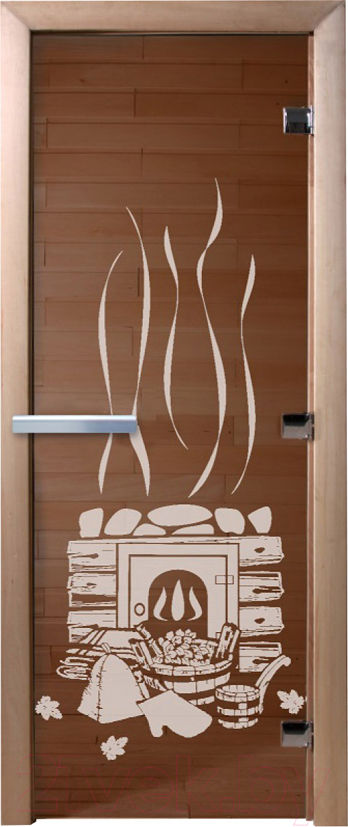 Стеклянная дверь для бани/сауны Doorwood Банька 70x190 / DW00063