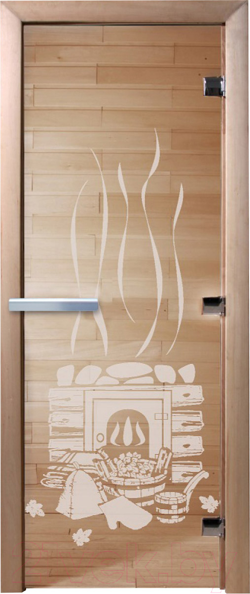 Стеклянная дверь для бани/сауны Doorwood Банька 80x200 / DW01007