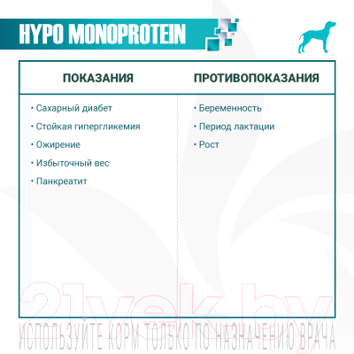 Влажный корм для собак Monge VetSolution Dog Hypo с уткой (400г)