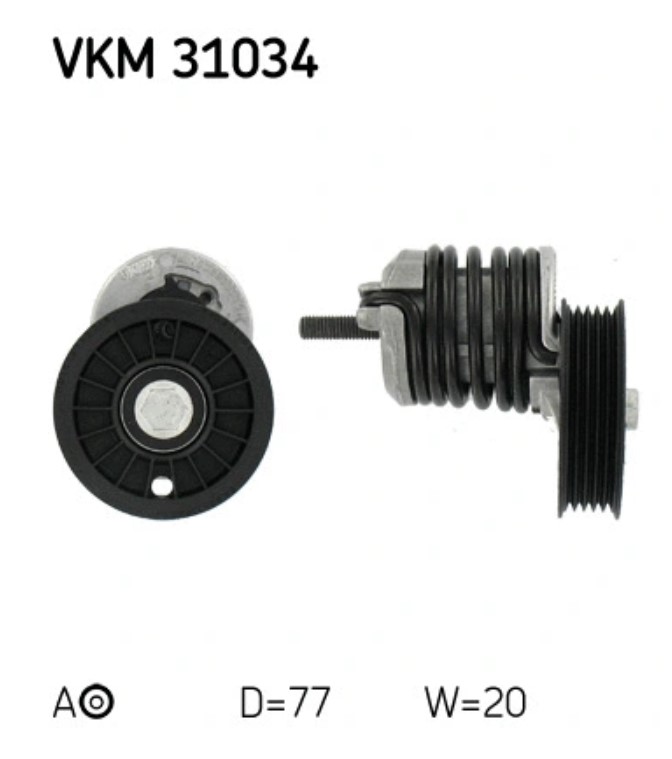 Натяжитель ремня генератора SKF VKM31034 — фото 2