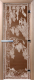 Стеклянная дверь для бани/сауны Doorwood Березка 80x200 / DW00901 (бронза) - 