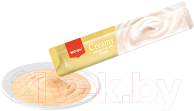 Изображение товара Лакомство для кошек Wanpy Cat Нежное пюре из курицы (25x14г)