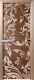 Стеклянная дверь для бани/сауны Doorwood Венеция 70x190 / DW01037 (бронза) - 