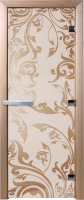 Стеклянная дверь для бани/сауны Doorwood Венеция 70x190 / DW01044 (сатин) - 