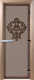 Стеклянная дверь для бани/сауны Doorwood Версаче 80x200 / DW02752 (графит матовый) - 