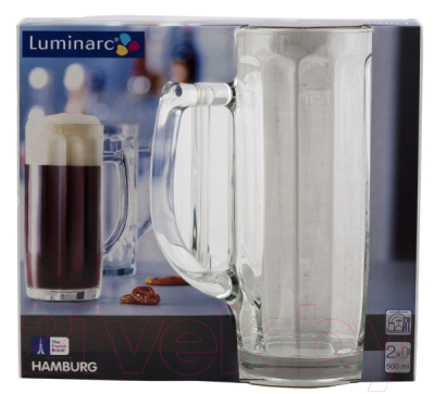 Набор пивных кружек Luminarc Hamburg H5072 (2шт)
