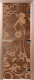 Стеклянная дверь для бани/сауны Doorwood Девушка в цветах 80x200 / DW00990 (бронза матовый) - 
