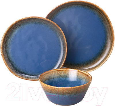 Набор столовой посуды Lefard 191-305 (синий)