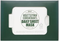 Набор масок для лица Derma Factory Houttuynia Cordata 84% Daily Sheet Mask (30шт) - 