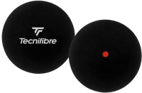 Набор мячей для сквоша Tecnifibre Red Dot Balls / 54BASQURED (2шт) - 