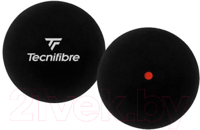 Набор мячей для сквоша Tecnifibre Red Dot Balls / 54BASQURED (2шт)