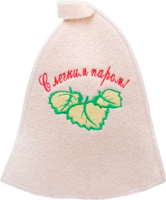 

Шапка для бани, С легким паром 10003