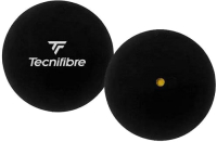 Набор мячей для сквоша Tecnifibre Yellow Dot / 54BASQYELL (2шт) - 