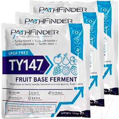 Дрожжи Pathfinder TY147 Fruit Base Ferment (3x120г)