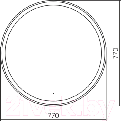 Купить Зеркало Silver Mirrors Perla Neo D77 / LED-00002710 в Бобруйске