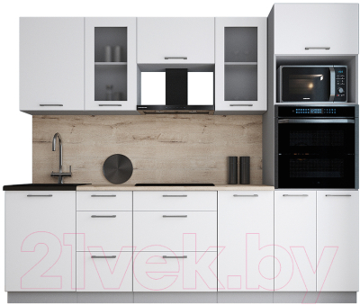 Кухонный гарнитур Интерлиния Мила Gloss 2.5