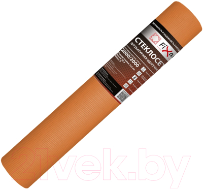 Стеклосетка Fixar Штукатурная CCШ-160 5x5мм / FIX-0005/5 (1x5м, оранжевый)