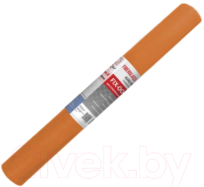 Стеклосетка Fixar Штукатурная CCШ-160 5x5мм / FIX-0005/10 (1x10м, оранжевый)