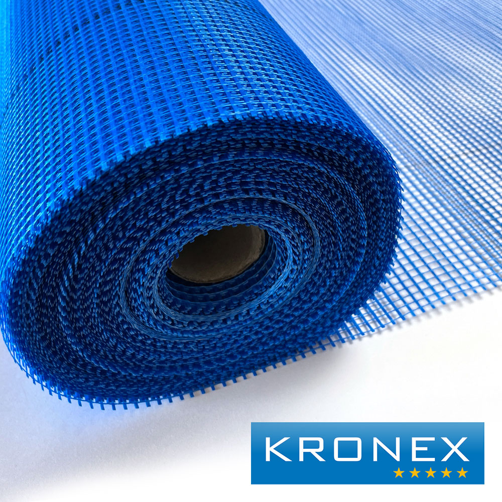 Стеклосетка Kronex Штукатурная 5x5мм / KRN-0007 (1x50м, синий) — фото 4