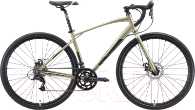 Велосипед STARK Gravel 700.1 D 2024 (18, фисташковый/графитовый)