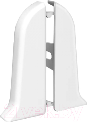 Заглушка для плинтуса Ideal Классик 001 Белый (5.5см, 2шт, флоупак)