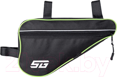 Сумка велосипедная STG FB-002 / Х113116 (черный/зеленый)