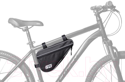Сумка велосипедная STG FB-002 / Х113118 (черный/серый)