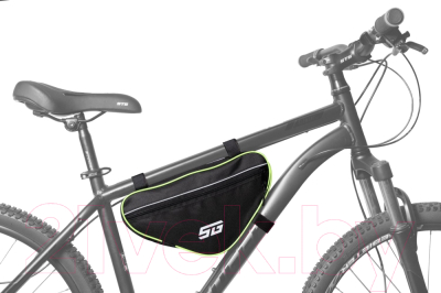 Сумка велосипедная STG FB-003 / Х113120 (черный/зеленый)