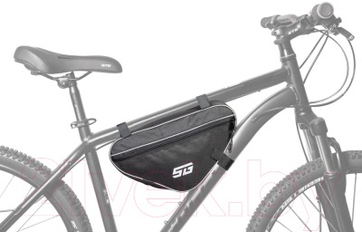 Сумка велосипедная STG FB-003 / Х113122 (черный/серый)