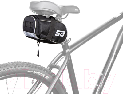 Сумка велосипедная STG FB-004 / Х113125 (черный/серый)