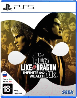 Игра для игровой консоли PlayStation 5 Like a Dragon: Infinite Wealth (EU pack, RU subtitles)