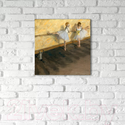 Картина на стекле Stamprint Танцовщицы Э. Дэга PT015 (30x30)