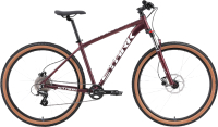 Велосипед STARK Hunter 29.3 HD 2024 (22, темно-красный/белый) - 
