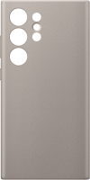 Чехол-накладка Samsung Vegan Leather для Galaxy S24 Ultra / GP-FPS928HCAAR (светло-коричневый) - 