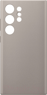 Чехол-накладка Samsung Vegan Leather для Galaxy S24 Ultra / GP-FPS928HCAAR (светло-коричневый)