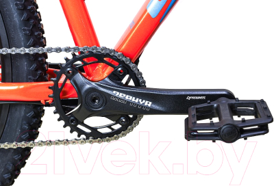 Велосипед STARK Router 27.4 HD 2024 (18, оранжевый металлик/синий)
