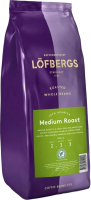Кофе в зернах Lofbergs Medium Roast (1кг) - 