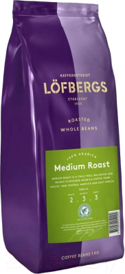 Кофе в зернах Lofbergs Medium Roast (1кг)