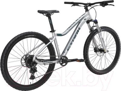 Велосипед STARK Tactic 27.4 HD 2024 (16, серебристый/еловый)
