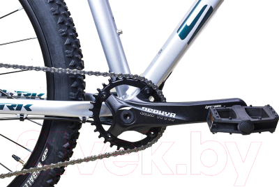 Велосипед STARK Tactic 27.4 HD 2024 (18, серебристый/еловый)