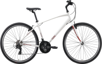 Велосипед STARK Terros 28.2 V 2024 (16, белый матовый/красный/серый) - 