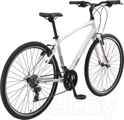 Велосипед STARK Terros 28.2 V 2024 (16, белый матовый/красный/серый)