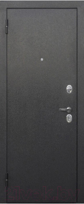 Входная дверь Гарда Nova Серебристый/белый ясень (96x205, левая)