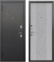 Входная дверь Гарда Nova Серебристый/бетон снежный (96x205, левая) - 