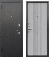 Входная дверь Гарда Nova Серебристый/бетон снежный (86x205, левая) - 