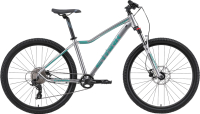 Велосипед STARK Viva 27.2 HD 2024 (18, серебристый металлик/мятный) - 