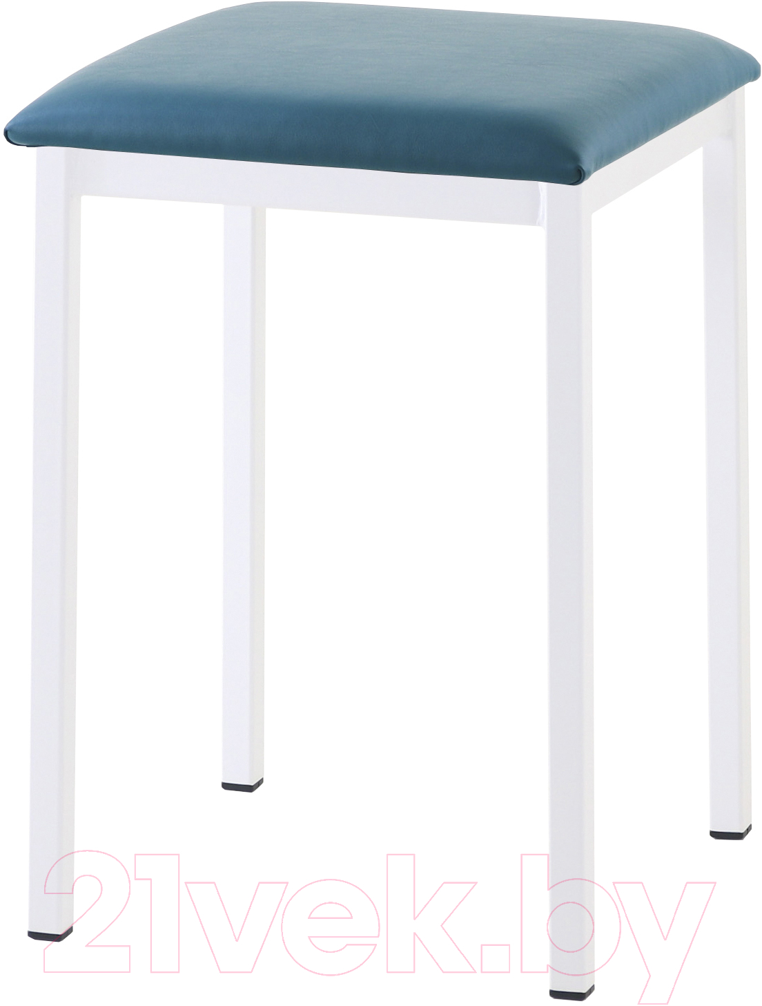 Табурет AMC Comfort 7 Г К6.13 (кожзам атлантик/белый)