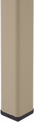 Табурет AMC Comfort 7 Г К10.8 (кожзам серый/коричневый/капучино)