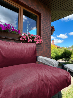 Подушка для садовой мебели Loon Твин 100x60 / PS.TW.40x60-10 (бордовый)